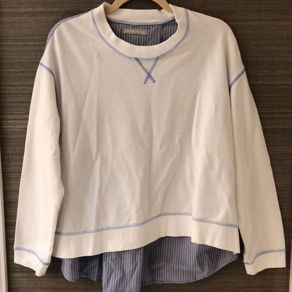 Richard Nicoll high low sweatshirt